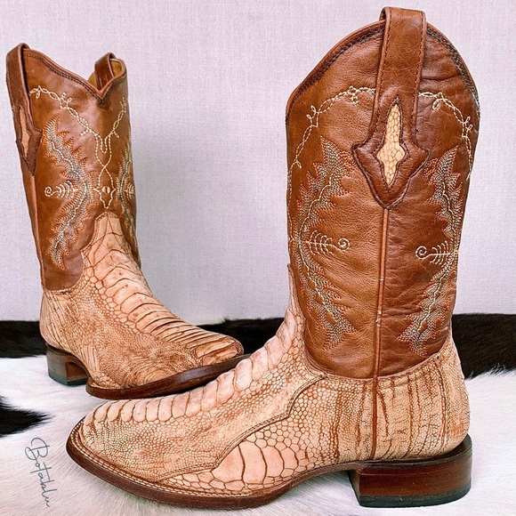 Lucchese Shoes Resistol Ranch Lucchese Ostrich Leg Exotic Skin